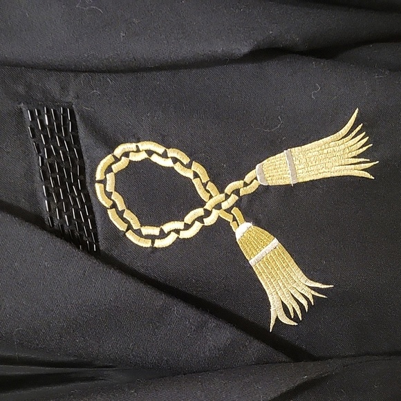 Adam Douglas Adrianna Papell Beaded Bk Jacket/Blazer sz 8 VTG - Picture 3 of 12